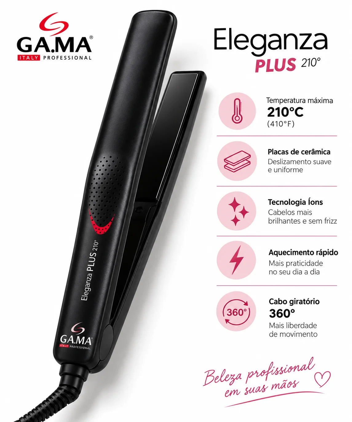 Chapinha GA.MA Eleganza Plus – 210°C