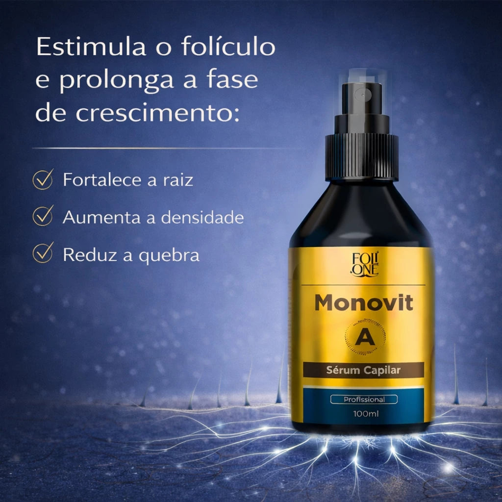 Serum Capilar Monovit Para Crescimento De Cabelo Poderoso Anti Queda