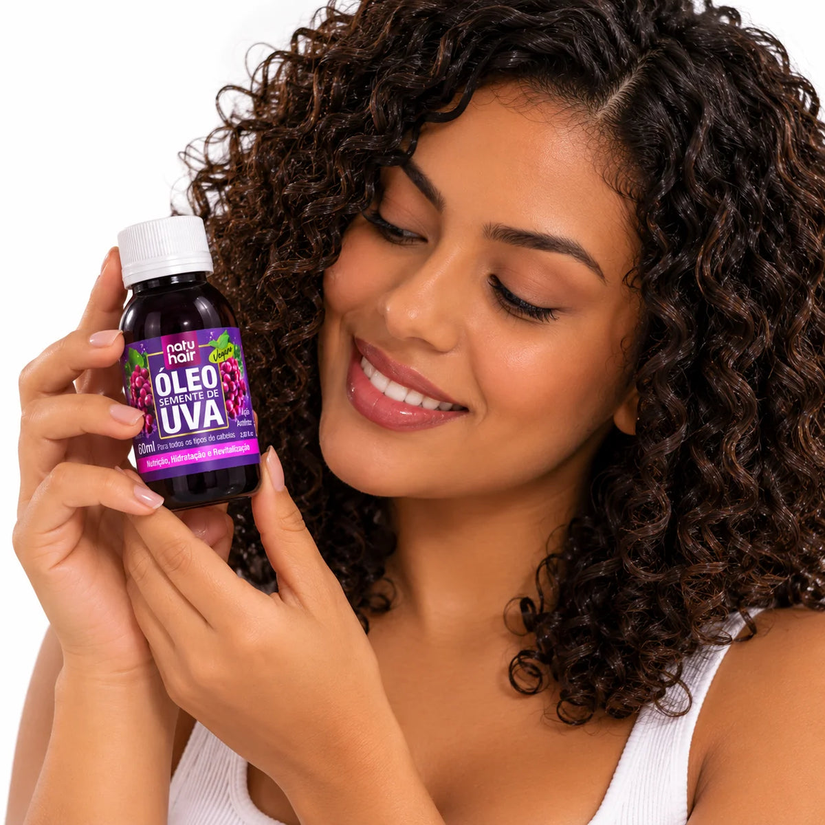 Óleo Capilar de Semente de Uva Natuhair 60ml