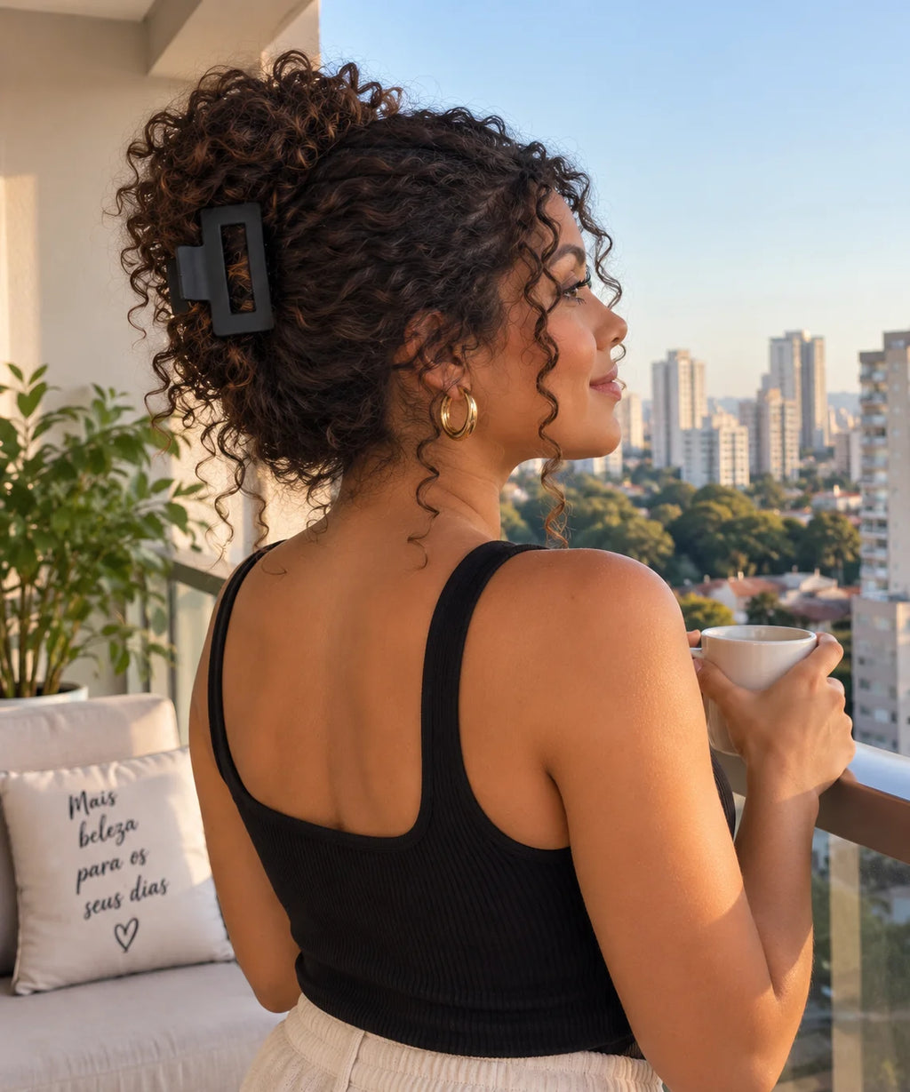 Kit 4 Presilhas de Cabelo Retangulares