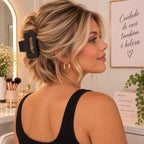 Kit 4 Presilhas de Cabelo Retangulares