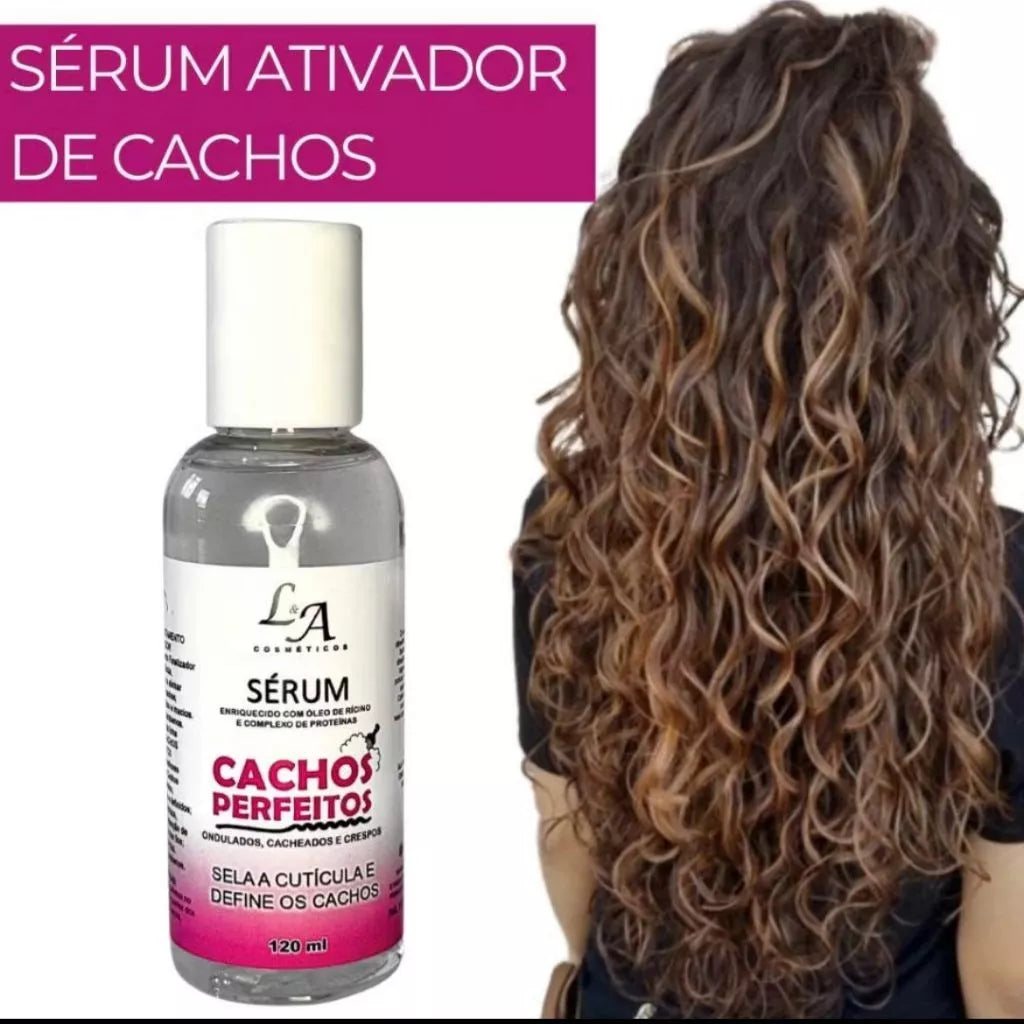 Sérum Ativador de Cachos – Definição, Brilho e Controle do Frizz | 120ml