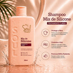 Kit Capilar Soul Cosméticos Mix de Silicone – Hidratação & Brilho | 3 Itens