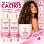 Kit Cachos Perfeitos 3 Etapas – Hidratação, Definição e Brilho | 3x300g
