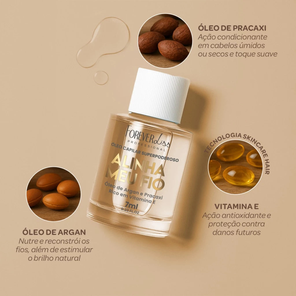 Óleo Capilar Alinha Meu Fio Forever Liss 7ml