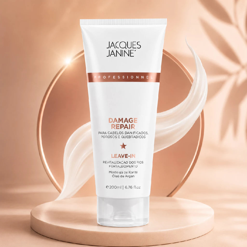 Leave-in Damage Repair Jacques Janine Revitalização e Proteção Térmica – 200ml