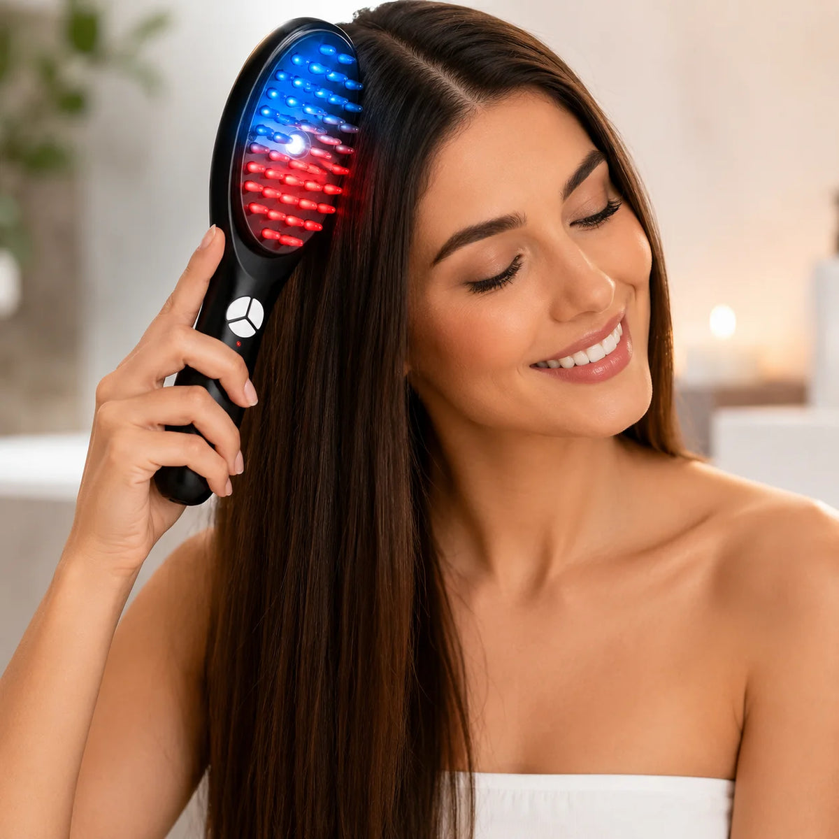 Escova Scalp Care 4 em 1 – Massagem e Tratamento Capilar
