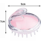 Escova Massageadora de Couro Cabeludo em Silicone
