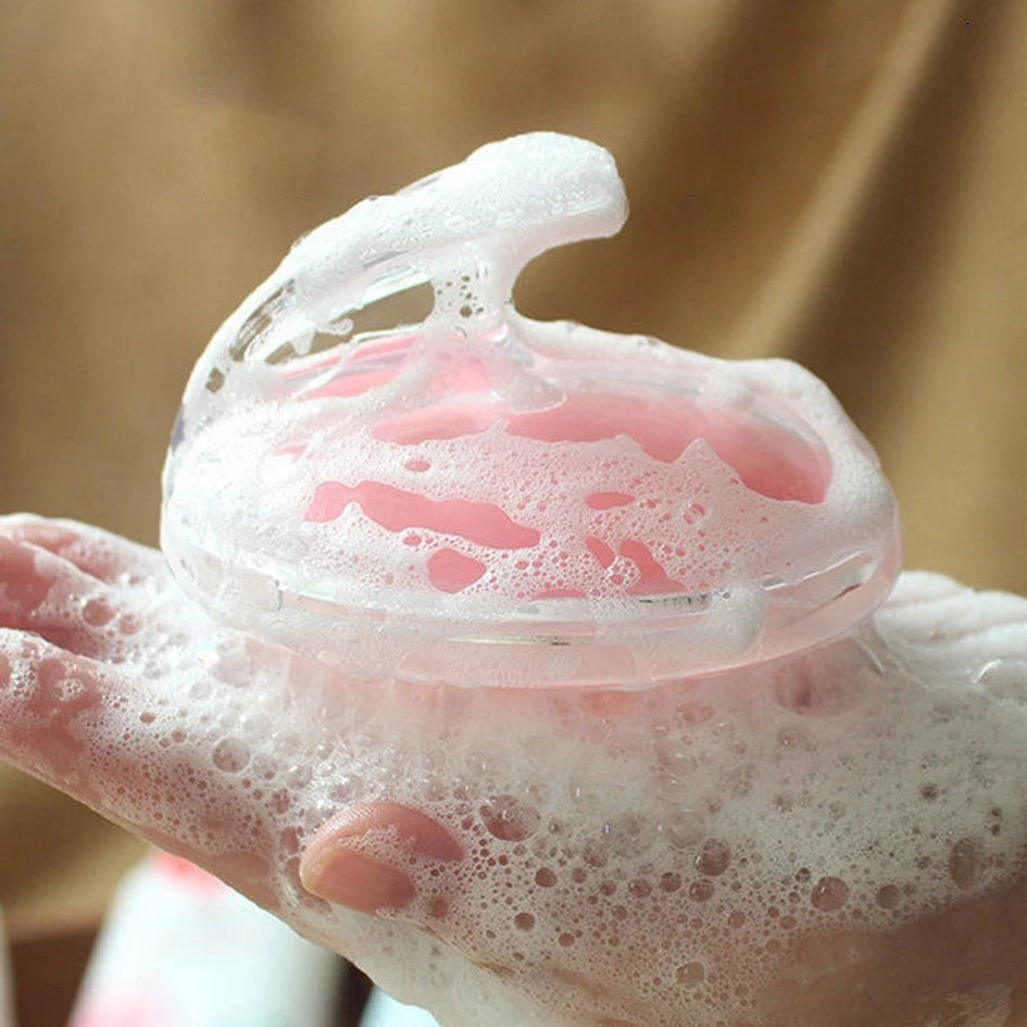 Escova Massageadora de Couro Cabeludo em Silicone