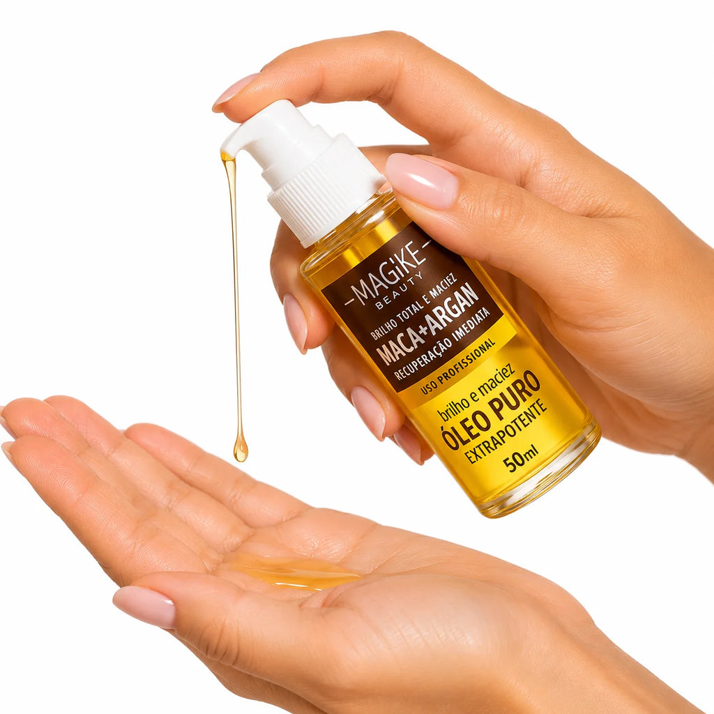 Óleo Capilar Magike Maca + Argan – Brilho & Maciez 50ml