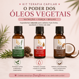 Kit Terapia Capilar – Alecrim, Rícino & Coco | 3x 60ml